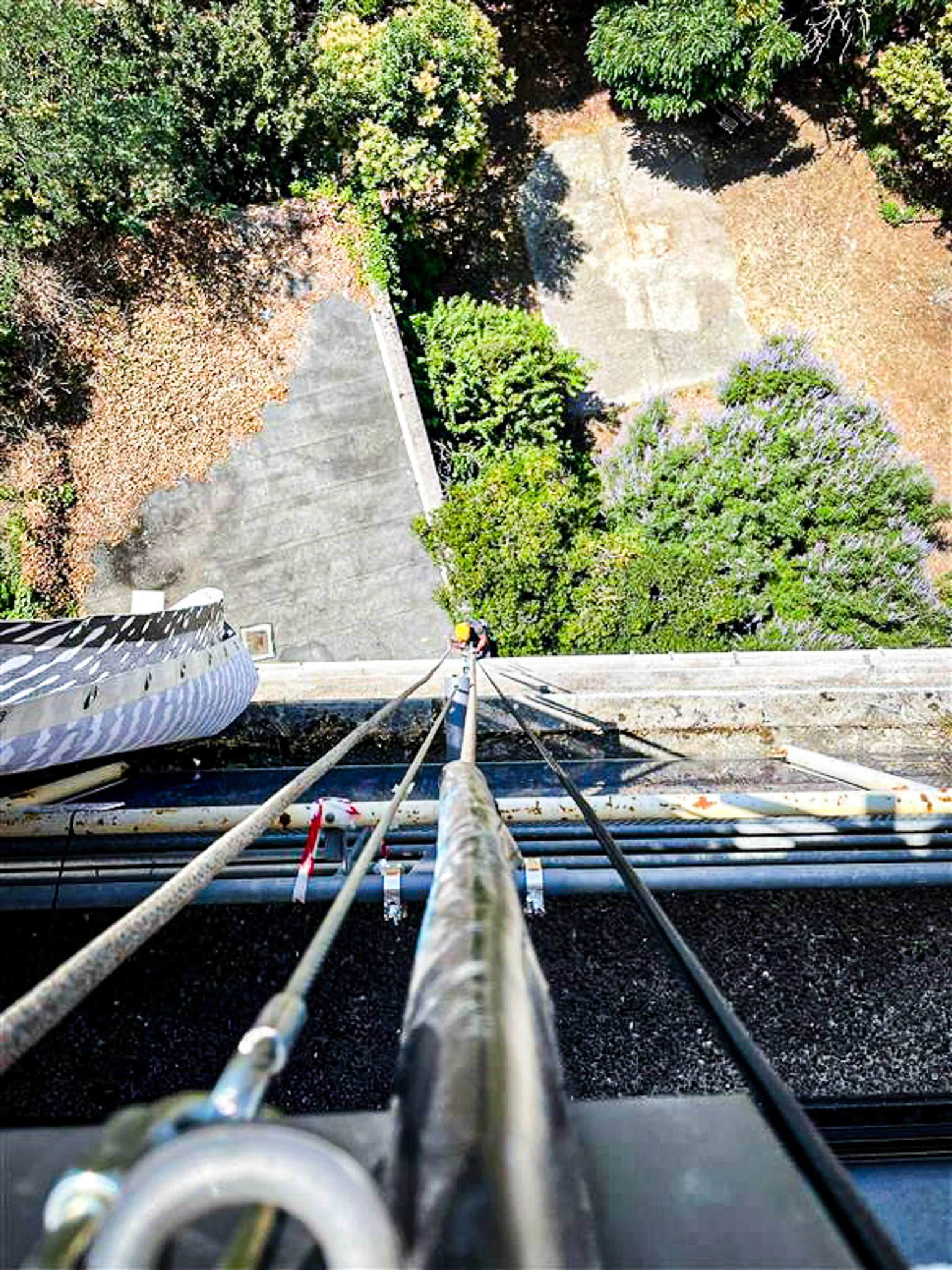 Intervention de cordistes MS Access pour l’art... en grand chez CO-NECT à Bordeaux (bâtiment) – 2